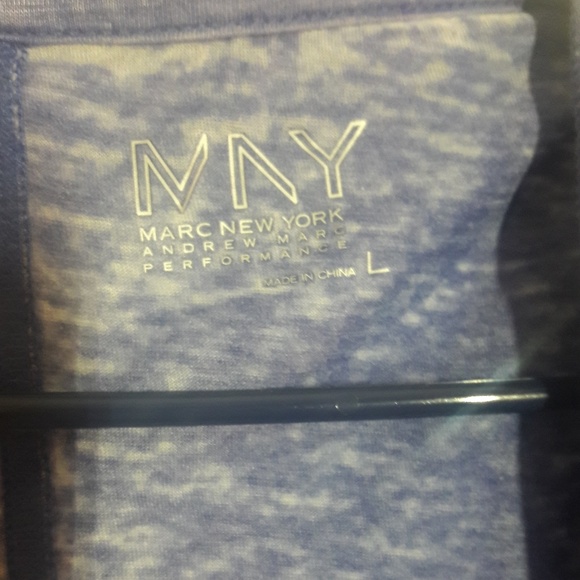 An Andrew Marc NYC purple/white athletic jacket - Picture 3 of 4